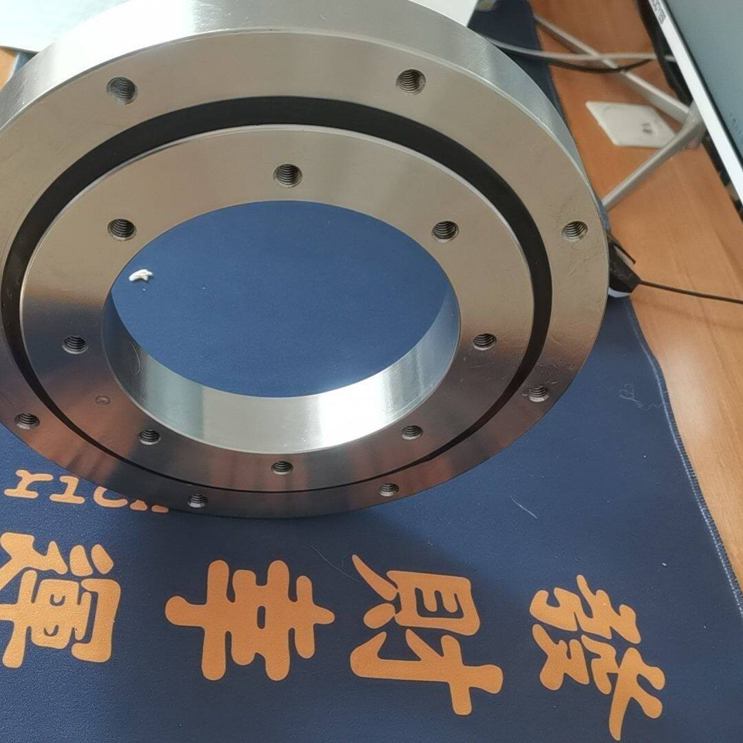 挖掘机吊车雾炮机机器人小型无齿式工业转盘回转支承旋转轴承转盘