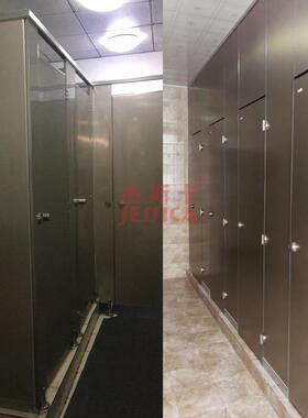 公共卫间厕隔生断防潮防水挡板学校写字楼30304不锈4隔不锈钢所断