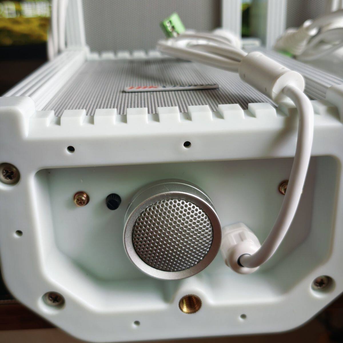 监控对讲音柱带大华金属拾音器一体海康户外防水有源音柱支持对讲