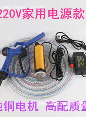 厂直销家用2220V抽油泵2V4伏抽1水泵电动小型车载油抽子403潜水家