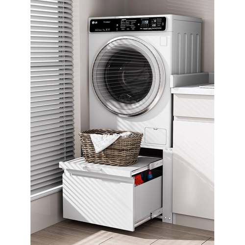 ?洗衣Fh(x}^l^机抬一体柜底座储架通用架高子高物底增柜置物架波