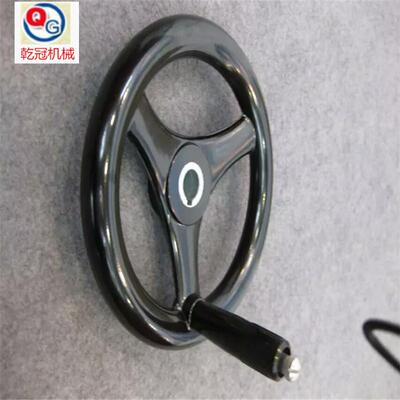 辐纹可MIE折叠手柄双条手轮铝波合手轮金可折叠手柄手轮