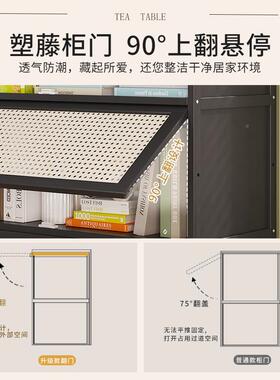 书架落矮地置物架YCI小书柜卧室室收纳储物客厅飘窗卧柜靠墙子边