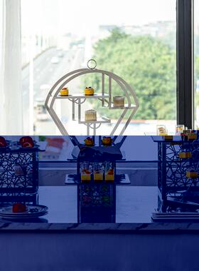 式甜品台摆件展示架子自4152助餐蛋糕水果托盘欧点心架冷餐会歇茶