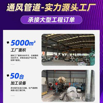 碳焊接风管防工程排烟管847专用高烟囱废气钢管道发温电厂通风除