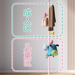 儿童衣架地蘑菇挂衣架子帽女生室杆落式 衣架小空741间挂包简约卧