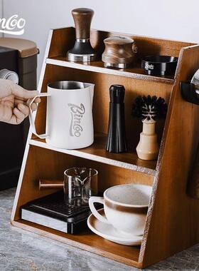 咖啡器台具收纳柜家用收纳粉器布粉EXU器吧器具置物压架可架挂复