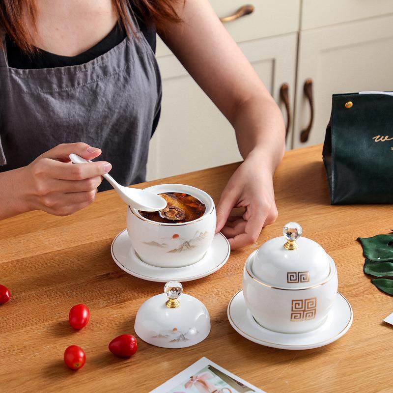 红日鱼专翅燕窝带隔水炖酒店餐厅用佛瓷跳墙炖IWJ盅盖陶小汤盅蒸,电子元器件市场,其它元器件,淘宝优惠券,粉丝福利购,淘宝优惠卷