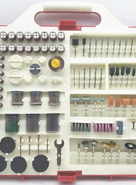 24340件电磨配件盒装套组电磨吊磨打机配件组合磨抛光9切割厂家