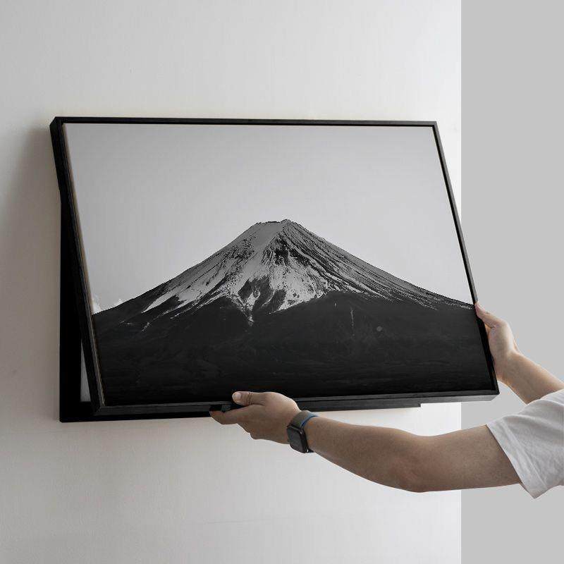 山水电富表VNN箱装饰画现代画客士厅轻奢配电箱遮挡挂横款极简山