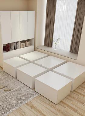 户型榻榻米床2箱组储物合KWS小床多功能儿童床1.m抽屉单人床现代