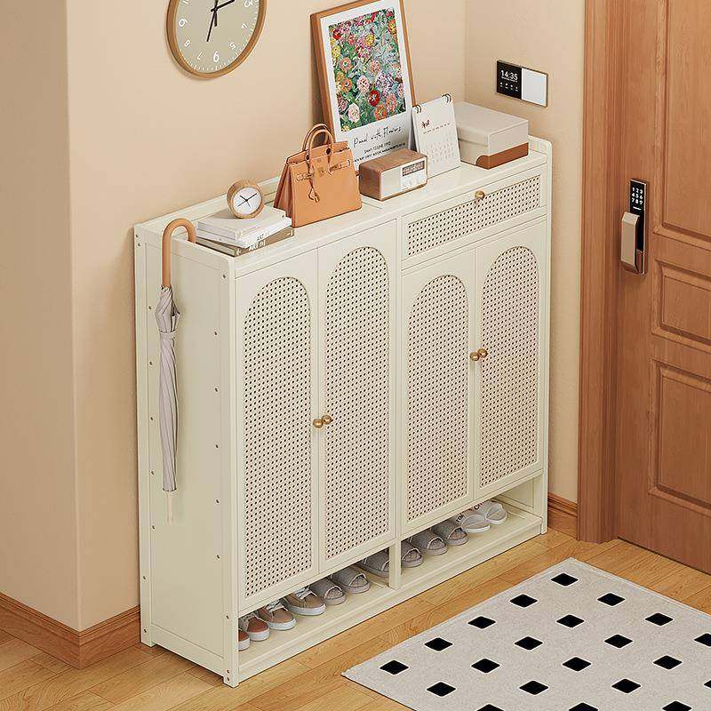 款复古简易柜收靠纳柜墙门881厅玄关新进门家用鞋鞋柜透气多层