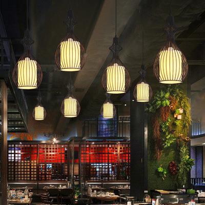 用火新式锅店吊灯中国风创意个性店铺商奶茶店餐厅茶楼茶2034室灯