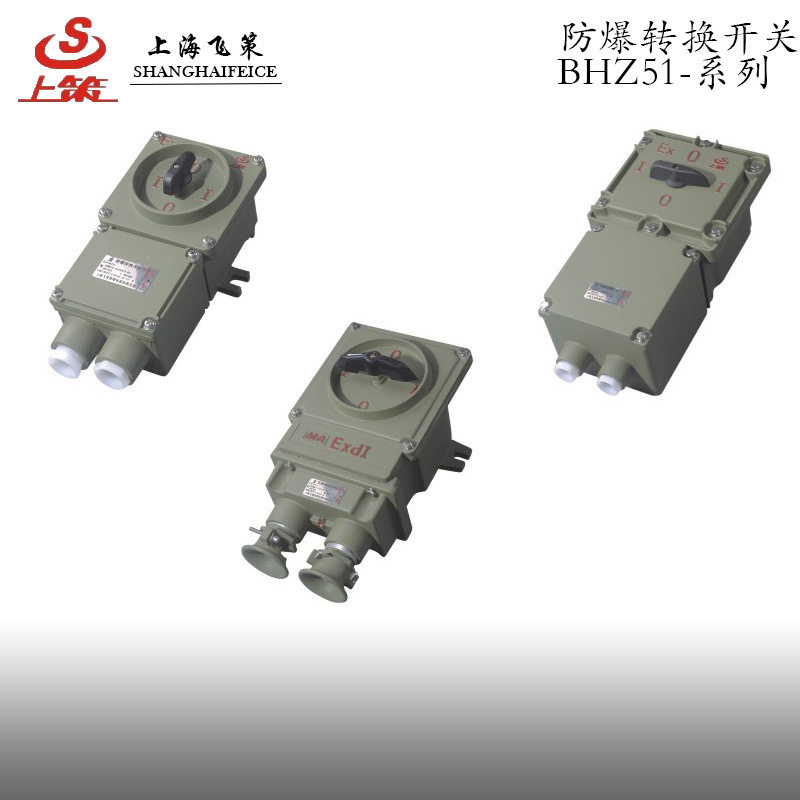 防爆转换开关25A10A防爆防腐开关BHZ51上海飞策厂家直销