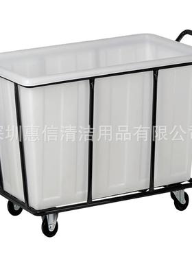 白云清洁洗衣房布草车工厂大型布草车手推车布草框推货车AF08214