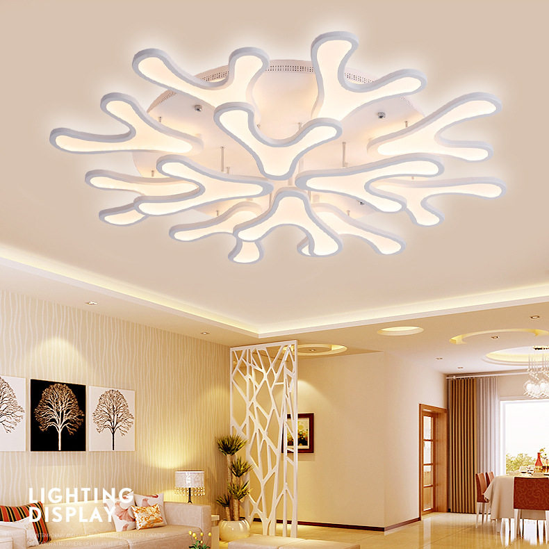吸顶灯LED鹿角客厅灯卧室灯书房灯亚克力酒店大堂灯酒店客房灯
