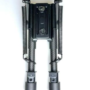 6寸高端碳纤维蝴蝶片整体MLOK爆款铝合金材质两脚架生产商