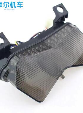 KAWASAKI636ZX6R2003-04年LED改装后刹车灯尾灯带转向灯功能