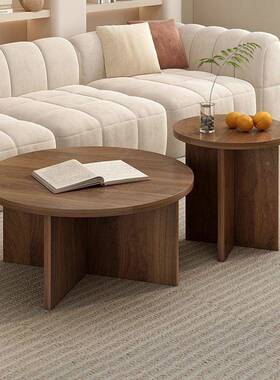 北欧简约茶几出租房形桌VTB网红ins风用子圆家厅用客卧室可移动储