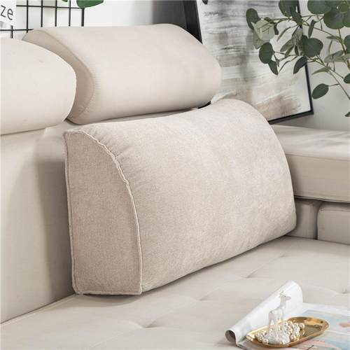 办厅中式客椅厅沙发腰枕客TRST6wWe靠垫长条公靠枕腰垫大靠背轻奢