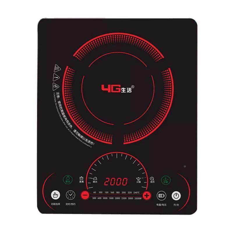 4G生活功电率磁炉35PS-3500W商用不锈钢十足电炒磁灶家用触摸爆平