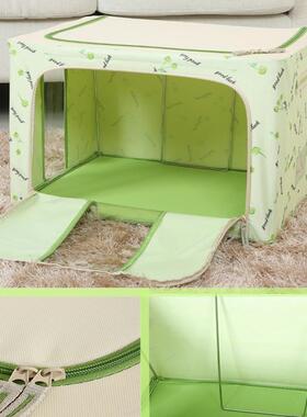 大号箱44L承5L566L收纳牛津布钢架整理箱衣服收纳箱储物箱帆44L布