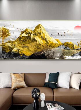 背靠金山客装发饰画寓BMA代意好现轻奢一整副沙背景厅墙挂画高档