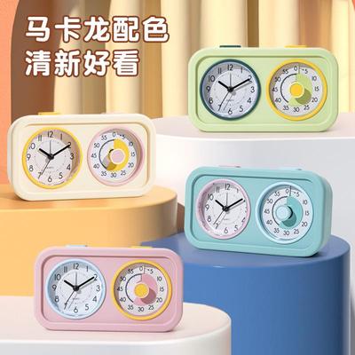 间学童生可视化双拼计时器儿学习自律作业时管理器静音153定时闹