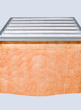 中可水洗橙色效除尘FKC-DAI-L6袋式可袋水洗袋式过滤器中效过滤器