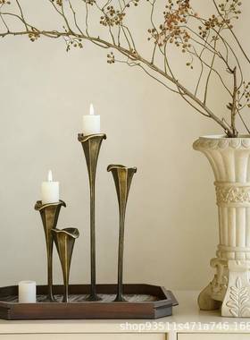 欧式轻奢树花瓶简厅约北欧创意iGOMns摆酒件客花瓶家居店别墅脂装