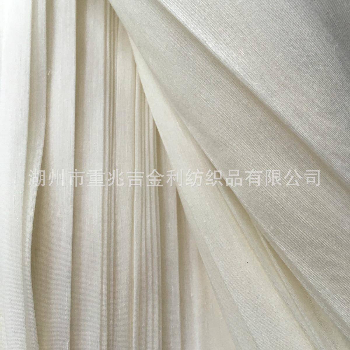 真丝服面料HXL厂家丝供应1装9MM丝麻纺麻交织中式汉服面料