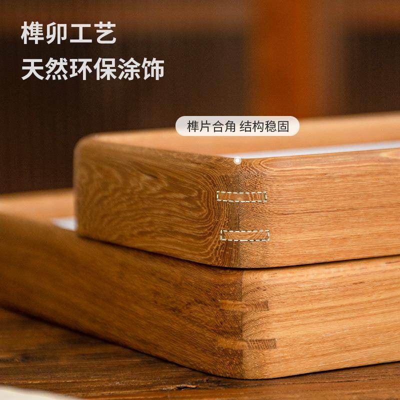 榫卯7寸相框摆YJ8台级感黑胡桃实6寸寸十寸高A木4写真书法制作,家居饰品,DIY亲子装饰画,淘宝优惠券,粉丝福利购,淘宝优惠卷