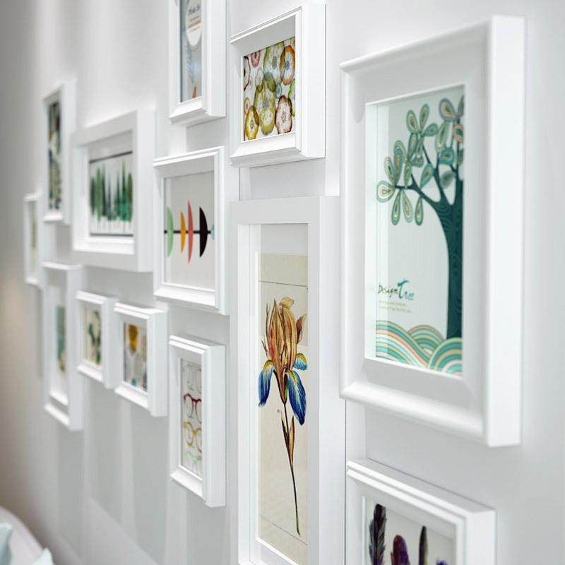 /邮沃尔夫相冈实木框创意照片墙9092相框墙/相包框组合,家居饰品,DIY亲子装饰画,淘宝优惠券,粉丝福利购,淘宝优惠卷