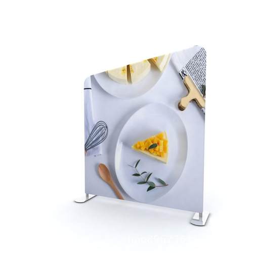 钰厚厂家幕布秀快背景形快幕弧50秀背景墙签到背景展示架