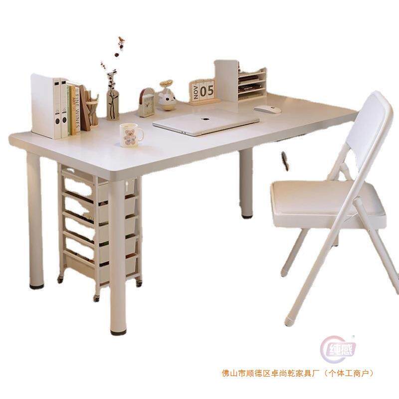 电脑桌用家大学习书桌ins白风NYY女生卧室写字台出租房桌子