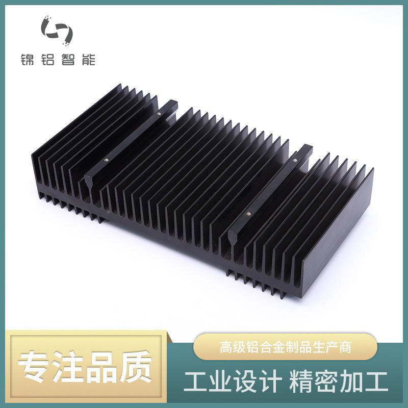 工业铝铝合金型材散热器CNC形工合金散热器高IQX功加率梳子铝散热