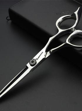 专业发剪6寸美发刀牙剪打平薄剪发工具44剪0C钢470制理作