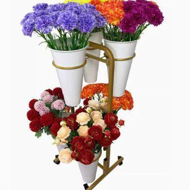 摆摊鲜花架展示架花店花架卖花可移动架子醒花桶架仿真花艺兰花架