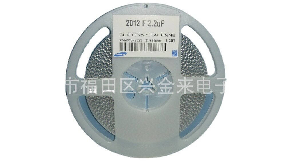 供应MLCC贴片电容0805225Z25VY5VCL21F225ZAFNNNE原装无极性