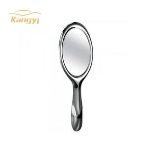 现代简约浴室银色玻璃镜壁挂式衣冠镜不锈钢镀银色落地镜高清成像