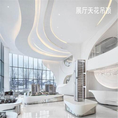 展厅grg天花吊顶构件玻璃纤维强石膏造型grg生产