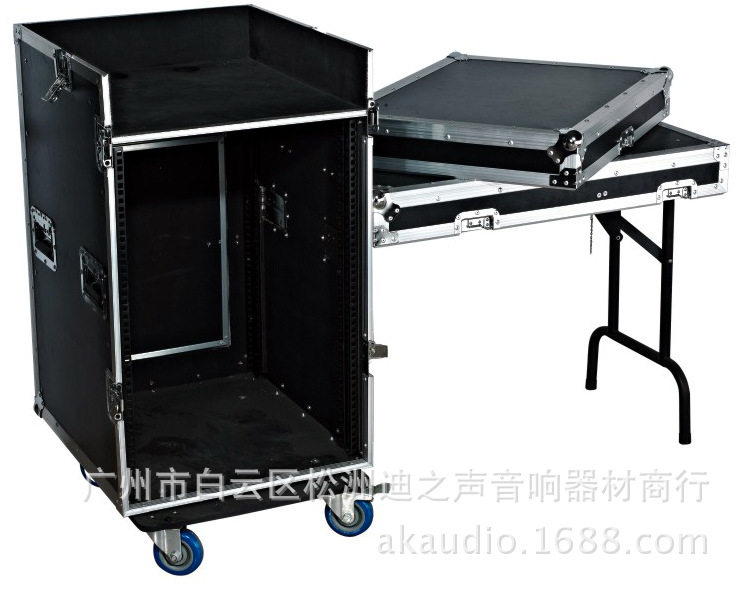 12U三开门不防航空机柜调音台柜音响柜影音机柜专业机柜网络机柜