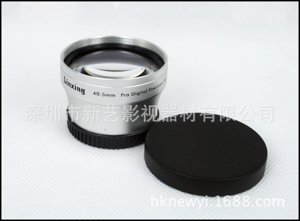 批发新艺40.5mm2X倍增倍镜增距镜黑色/银色(前口UV=46)