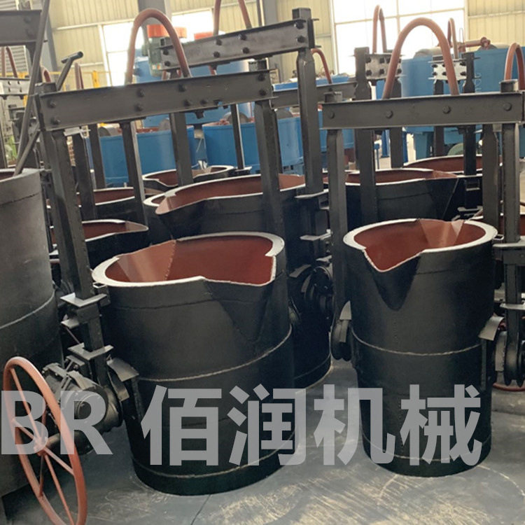 厂家供应铸造设备铁水包翻转式手动电动两用茶壶式铁水包浇包