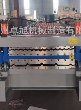 双层压瓦机生产线全自动彩备NCQ钢压设金属成型设异型瓦备机