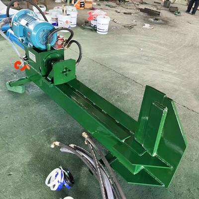 动电动液硬劈柴机劈木压机移式BNB树墩卧木式家用劈柴机