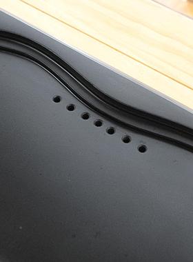 天乌金石茶盘功XHO夫茶台盘抛光现代客厅然用家石盘托盘茶整块排