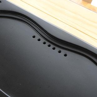 天乌金石茶盘功XHO夫茶台盘抛光现代客厅然用家石盘托盘茶整块排