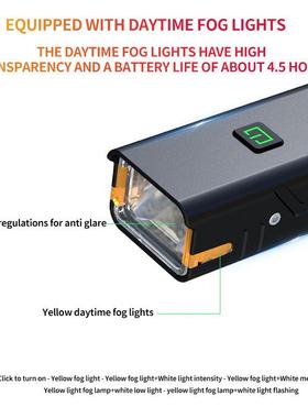 自行前夜骑正装吊装充电续车航超灯长高亮快拆F110054便携单灯车