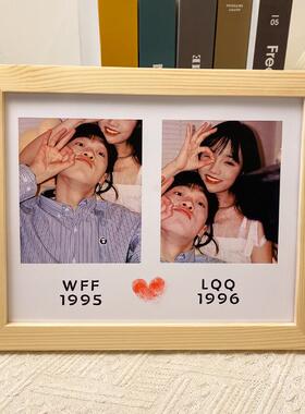 V45母ODy照片定实制用情侣相框520情人节男生亲节妈F769HJ5S妈纪i